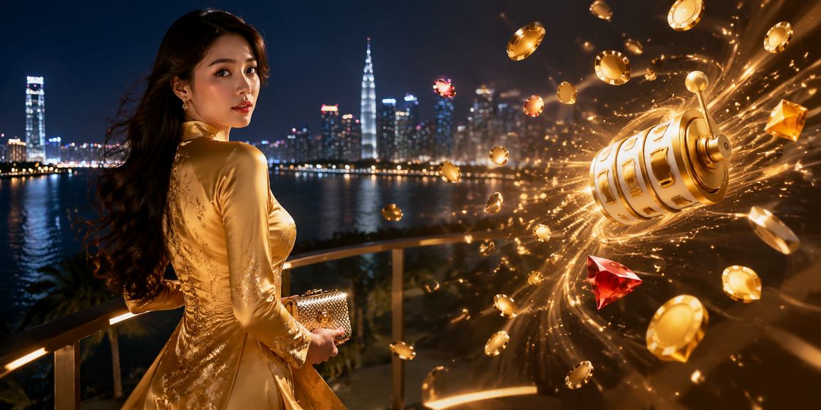 Cô gái mặc áo dài trải nghiệm slot game trên điện thoại tại thành phố Hồ Chí Minh